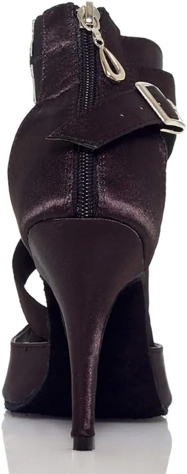 SWDZM Women's Standard Latin Dance Shoes Salsa Ballroom Wedding Performance Dancing Shoes Pump Model-L014