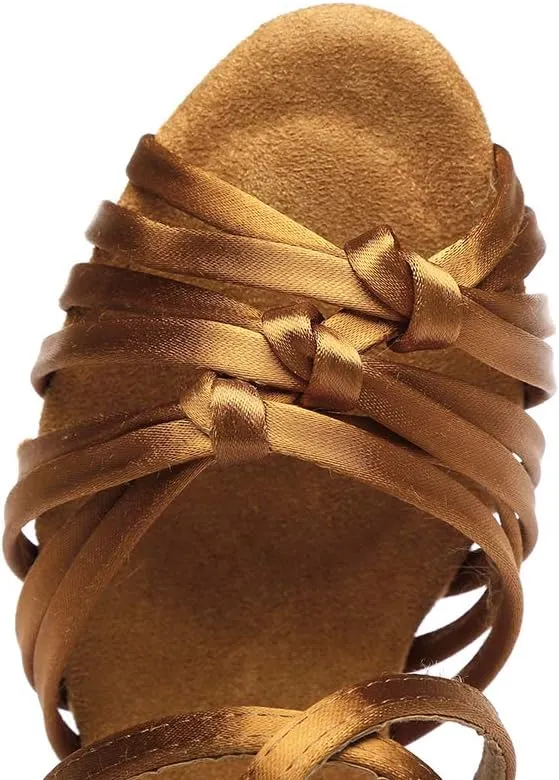 SWDZM Women's Standard Latin Dance Shoes,Salsa,Performance,Dancing Shoes Ballroom Model-L378