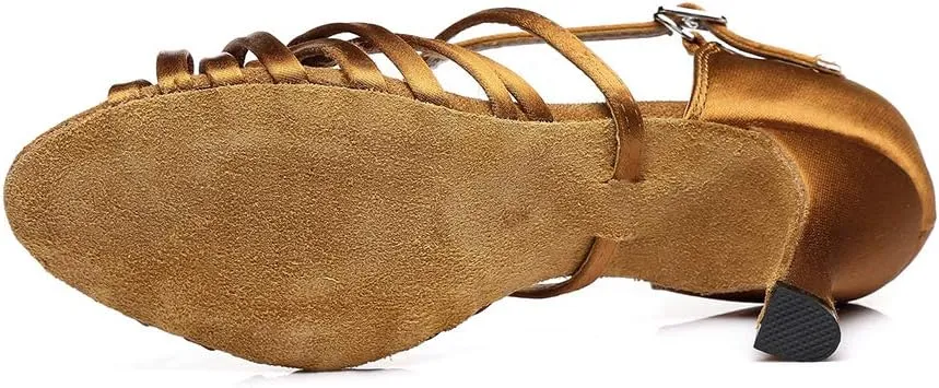 SWDZM Women's Standard Latin Dance Shoes,Salsa,Performance,Dancing Shoes Ballroom Model-L378