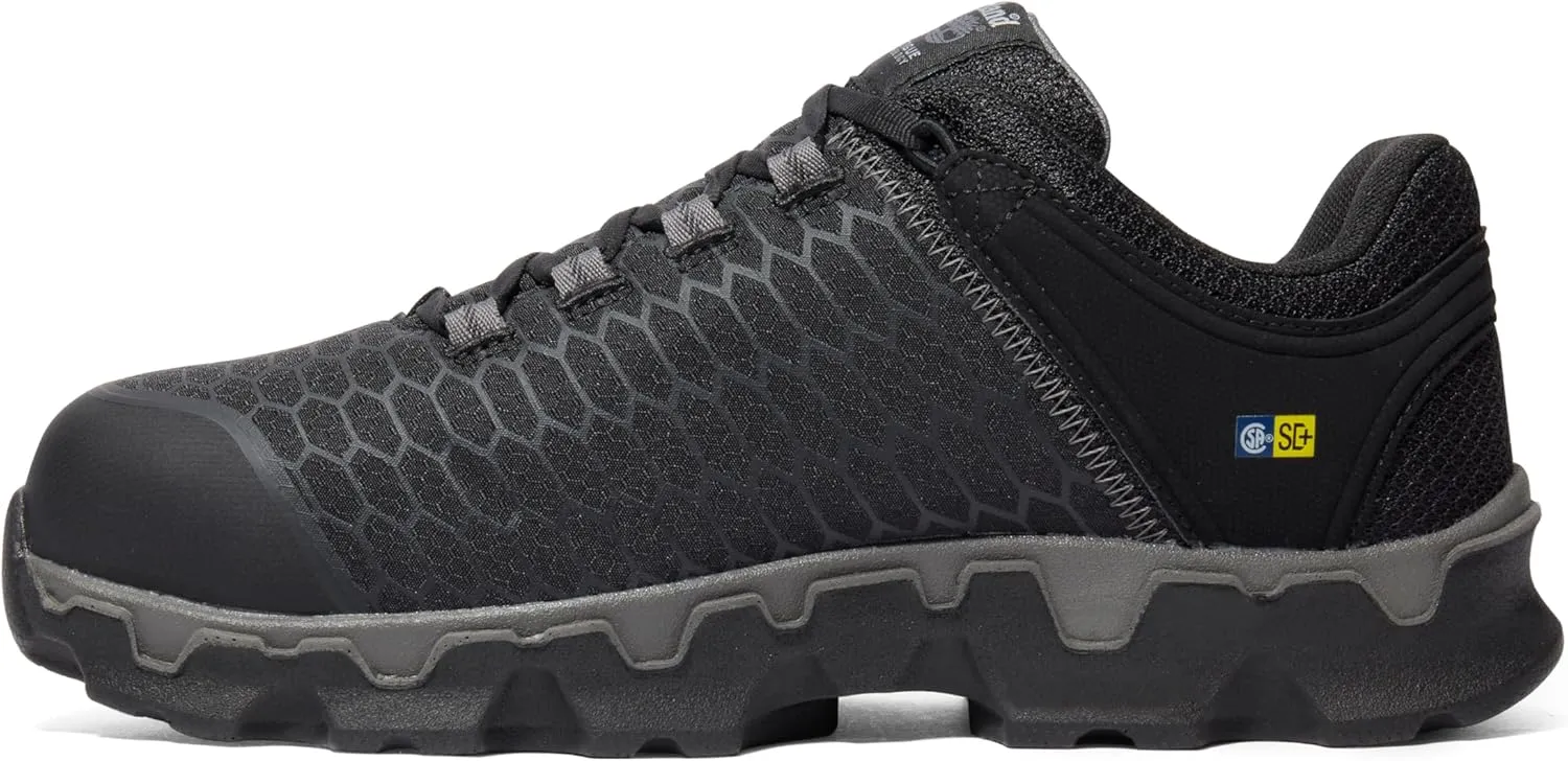 Timberland PRO Men's Powertrain Sport Alloy Safety Toe Static Dissipative Industrial Athletic Work Shoe