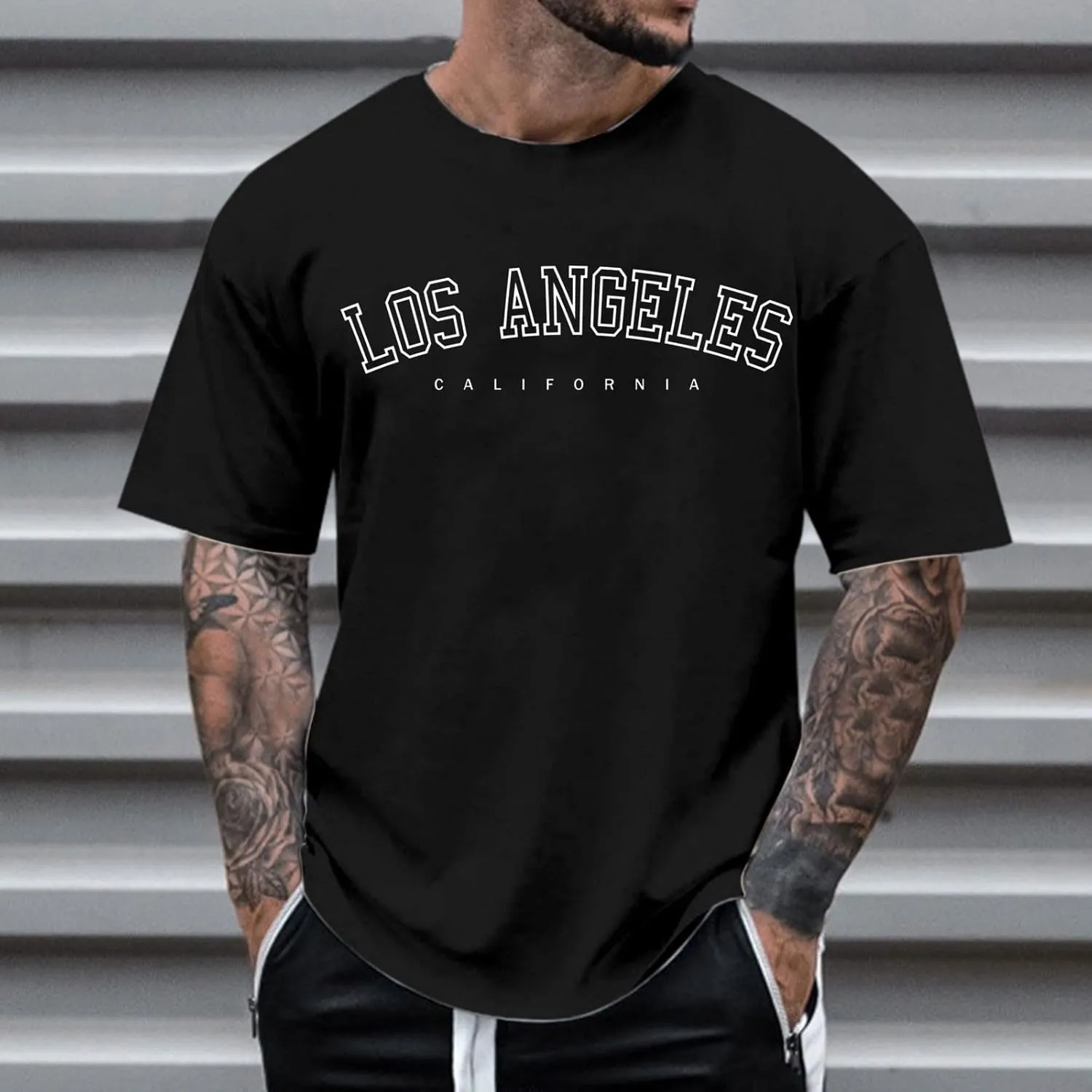 Tshirt for Men Casual Short Sleeve Breathable Athletic Outdoor Regular Fit Tees Trendy True Comfort Tops