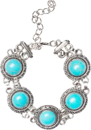 Turquoise Beaded Bracelets for Women Western Bracelets Dainty Bracelet Bohemian Jewelry