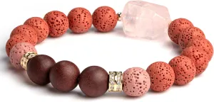 Unique Natural Fragrances, Royal Artistry Master Craftsmanship, Featuring Five Purely Natural Scents Contain Genuine Natural Crystals - 12mm beads