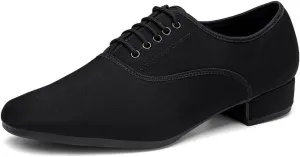 VEACAM Men's Ballroom Dance Shoes Performance Practice Shoes for Male Latin Tango Morden Rumba Dancing Shoes