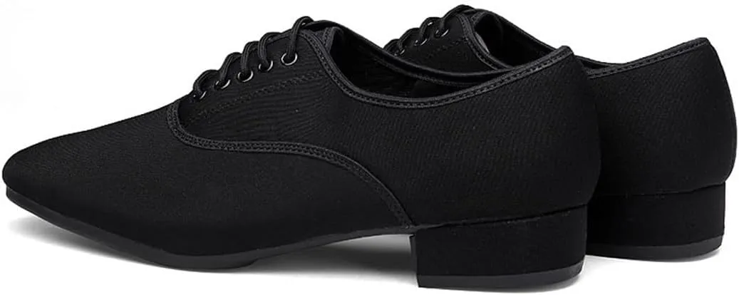 VEACAM Men's Ballroom Dance Shoes Performance Practice Shoes for Male Latin Tango Morden Rumba Dancing Shoes