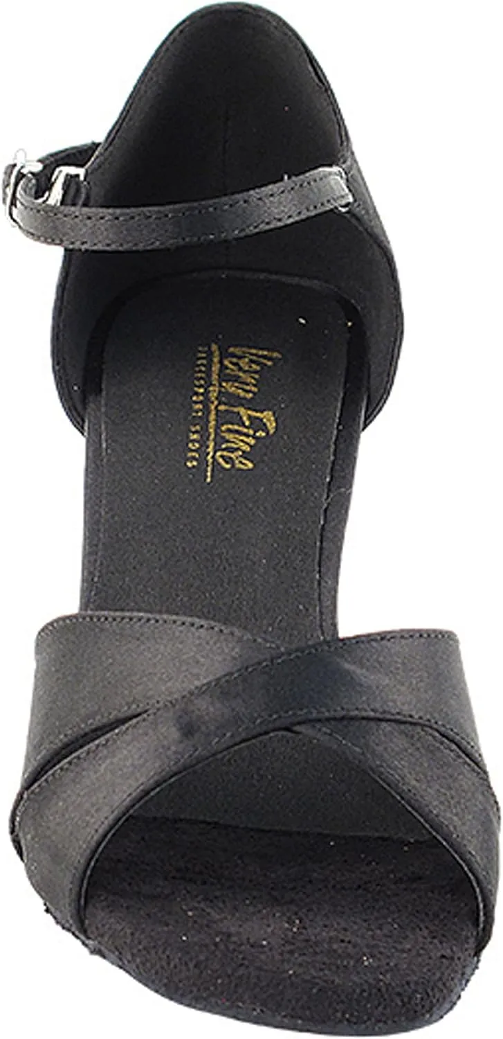 Very Fine Women's Ballroom Dance Shoes Tango Wedding Salsa Shoes 6029EB Comfortable Dance Shoes 2.5" [Bundle of 5]