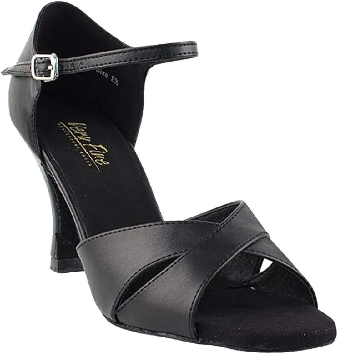 Very Fine Women's Ballroom Dance Shoes Tango Wedding Salsa Shoes 6029EB Comfortable Dance Shoes 2.5" [Bundle of 5]