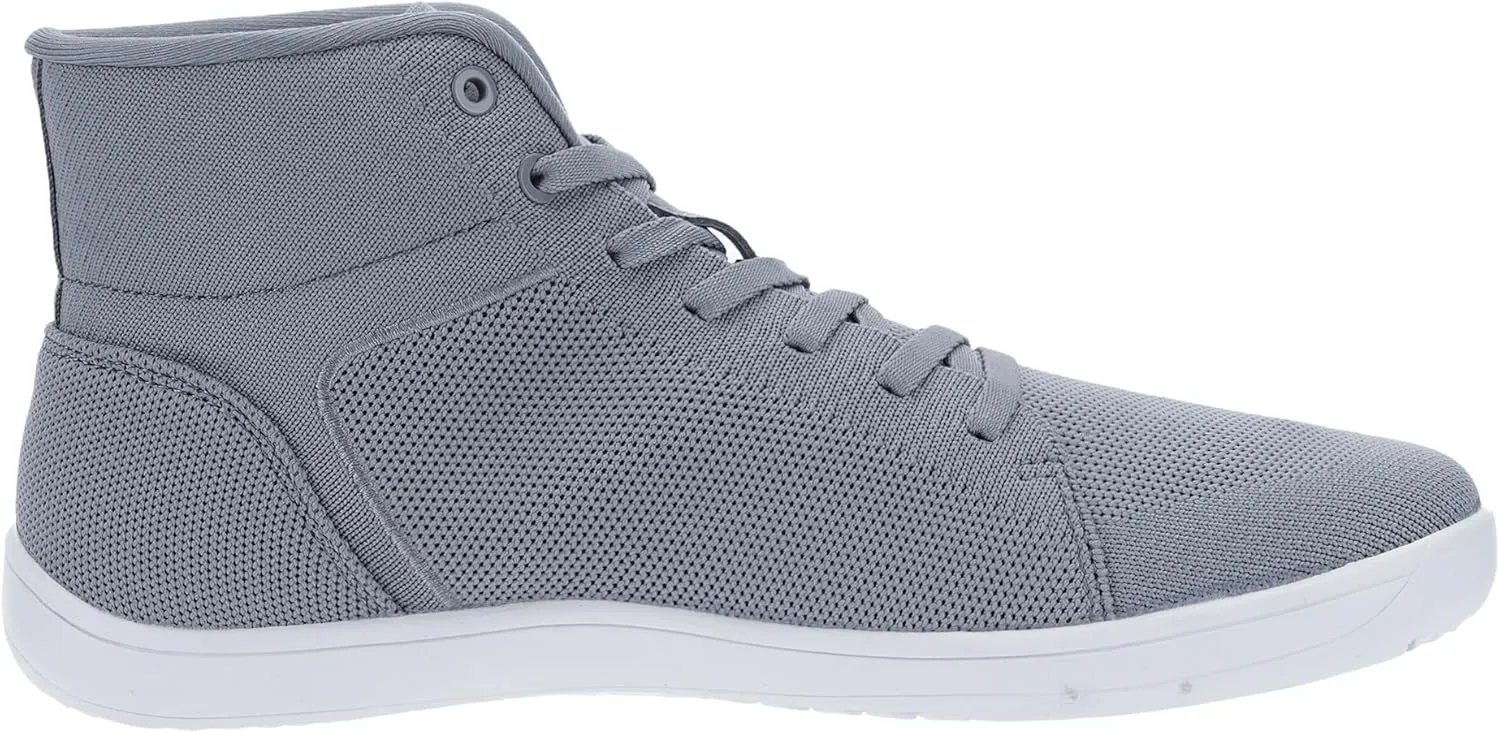 WHITIN Men's High Top Minimalist Barefoot Shoes | Wide Toe Box   Zero Drop Sole