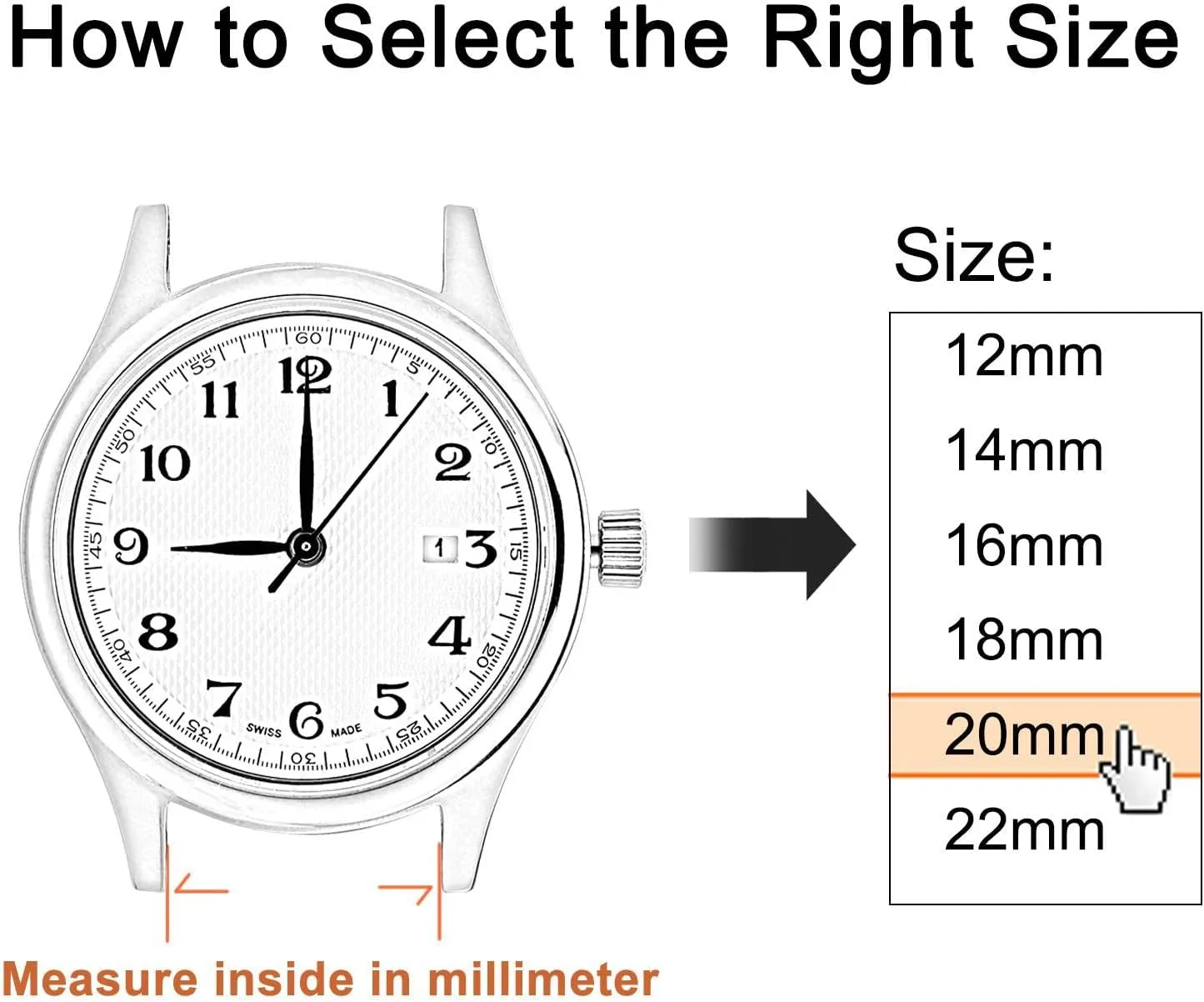 WOCCI 18mm Metal Watch Band for Men and Women, 316L Stainless Steel Woven Mesh, Quick Release Watchbands (Rose Gold)