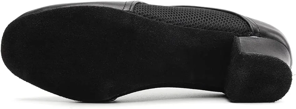 Women Closed Toe Latin Practice Dance Shoes Lace-up Ballroom Salsa Tango Performance Dance Shoes,Model 2801