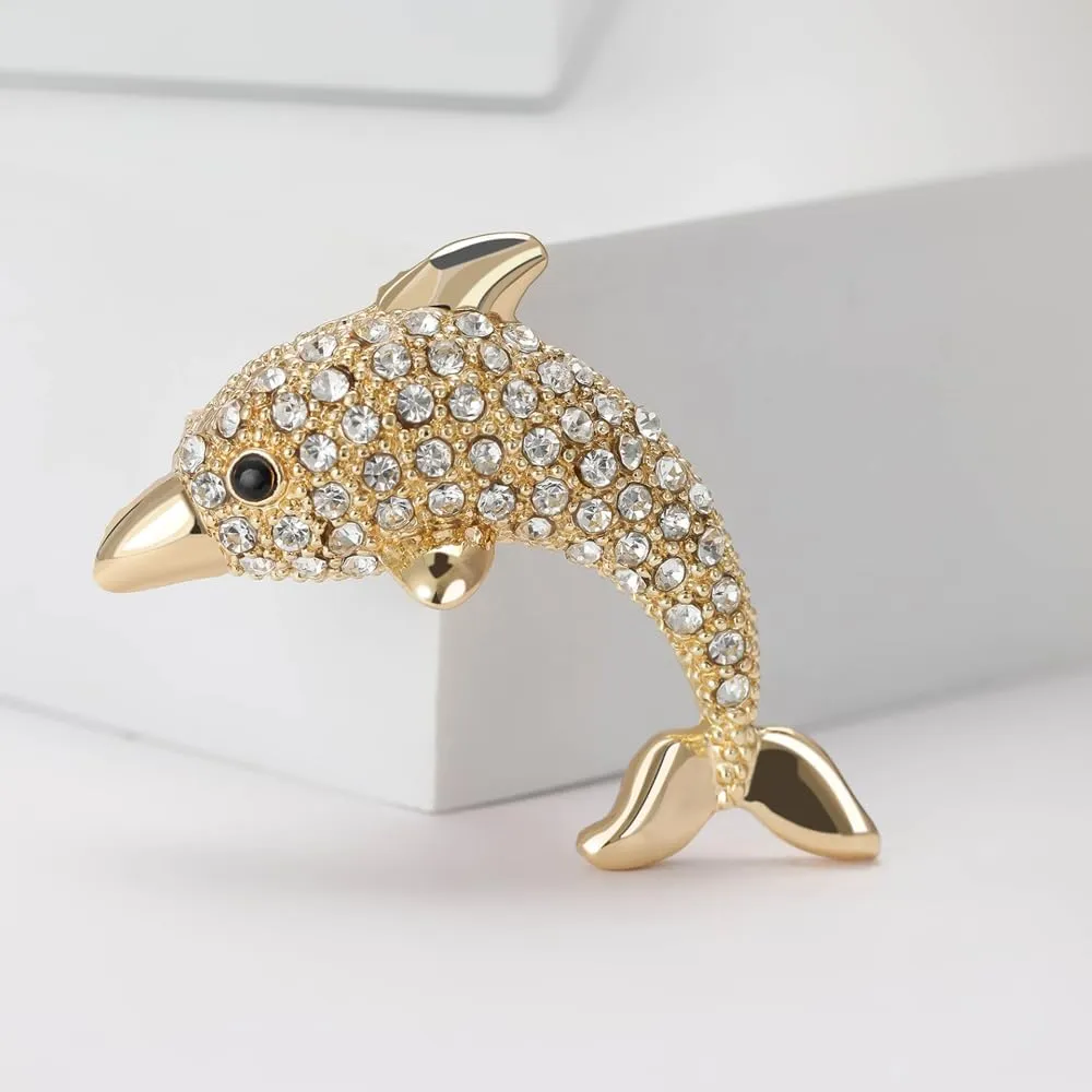 women's animal brooch, rhinestone pearl cubic zirconia high-end temperament animal insect brooch clothing paired with jackets, pins, brooches suitable for women and girls