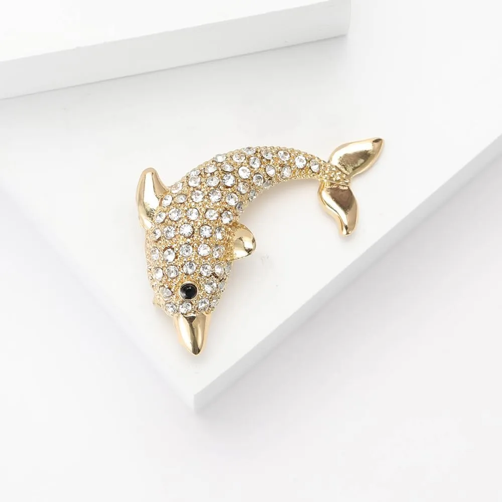 women's animal brooch, rhinestone pearl cubic zirconia high-end temperament animal insect brooch clothing paired with jackets, pins, brooches suitable for women and girls