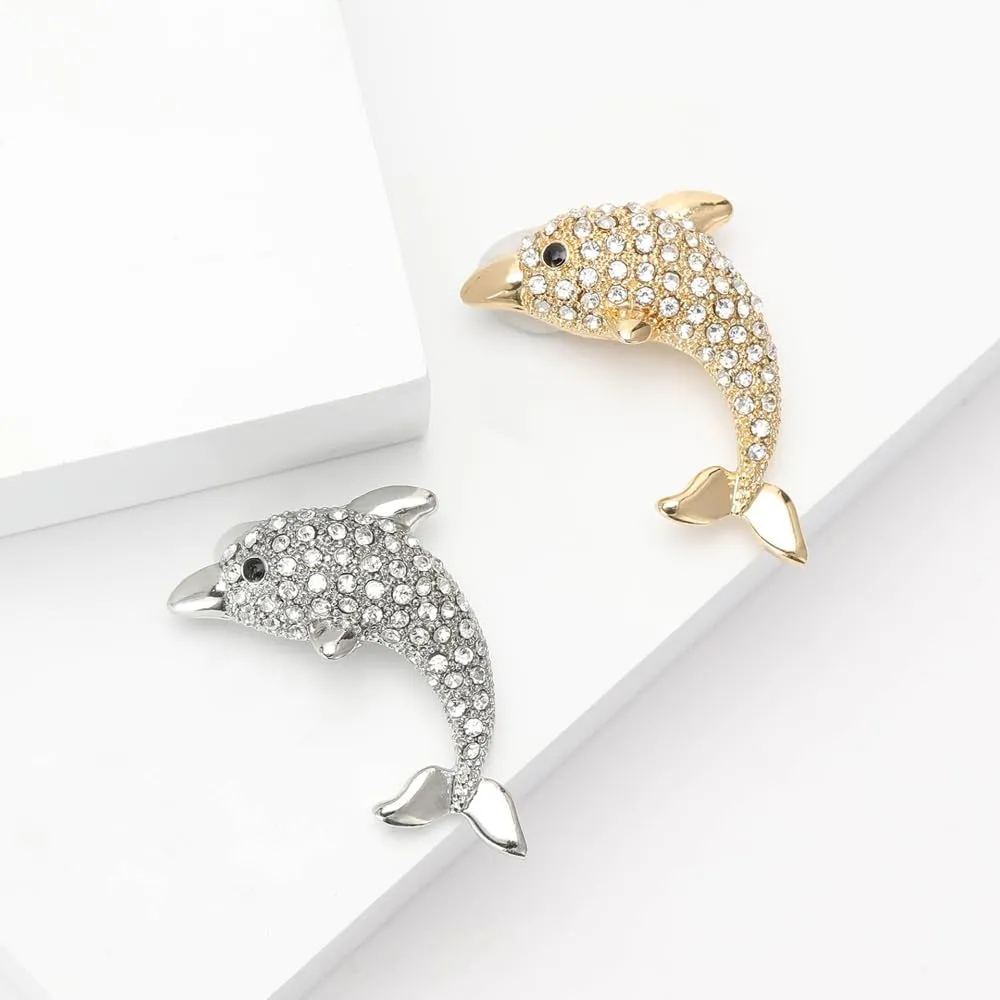 women's animal brooch, rhinestone pearl cubic zirconia high-end temperament animal insect brooch clothing paired with jackets, pins, brooches suitable for women and girls