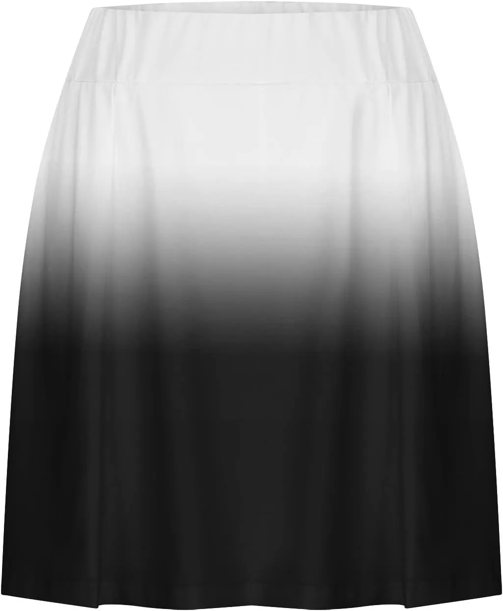 Women's High Waisted Tennis Skorts with Inner Shorts Trendy Gradient Print Summer Athletic Skirt for Workout & Sports