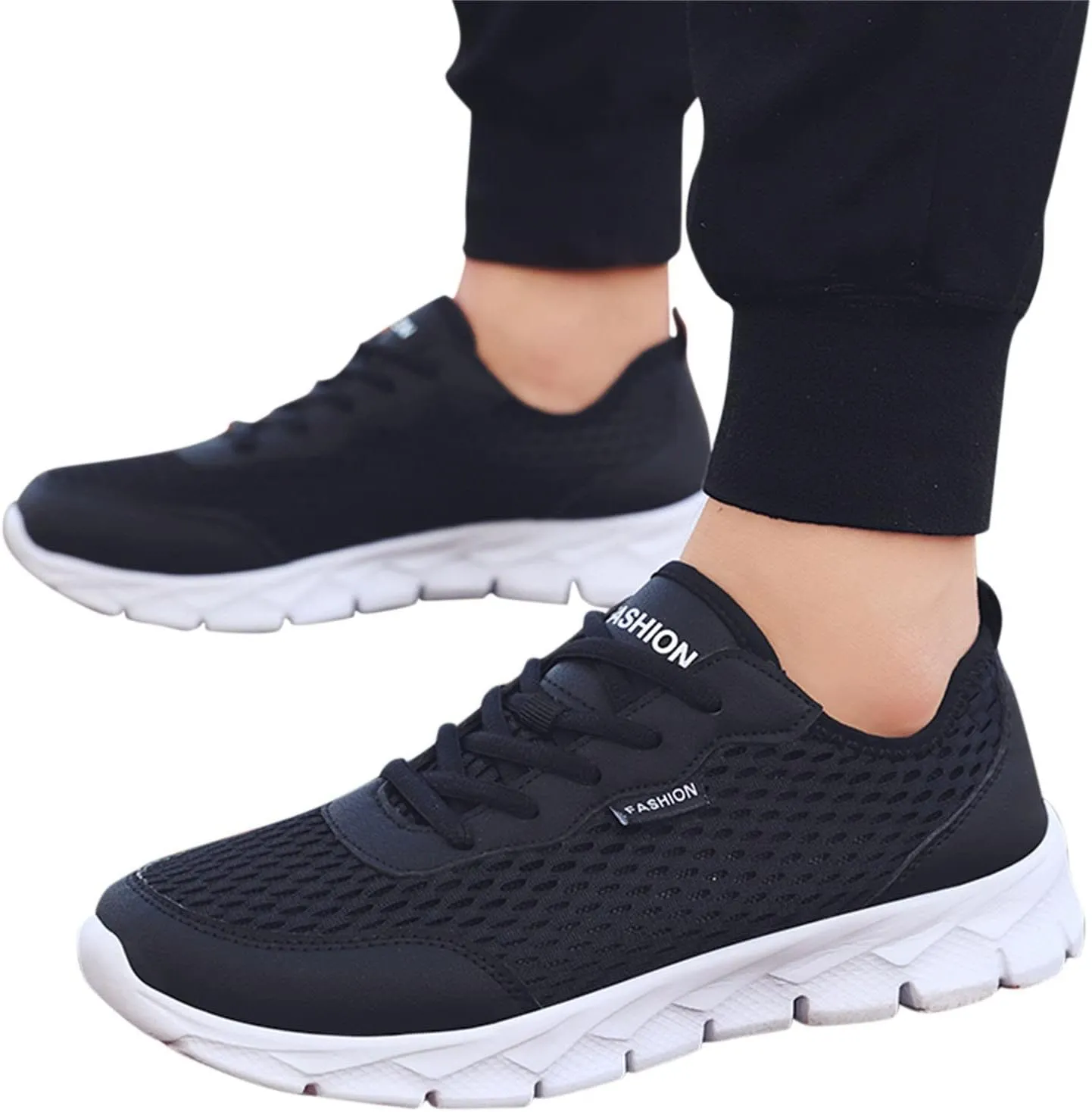 Women's Lace Up Walking Shoes Running Comfortable Tennis Womens Tennis Shoes Mesh Men Shoes Casual White Platform Sneakers Waterproof Tennis Shoe Cross Trainer Shoe