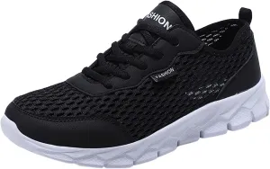 Women's Lace Up Walking Shoes Running Comfortable Tennis Womens Tennis Shoes Mesh Men Shoes Casual White Platform Sneakers Waterproof Tennis Shoe Cross Trainer Shoe