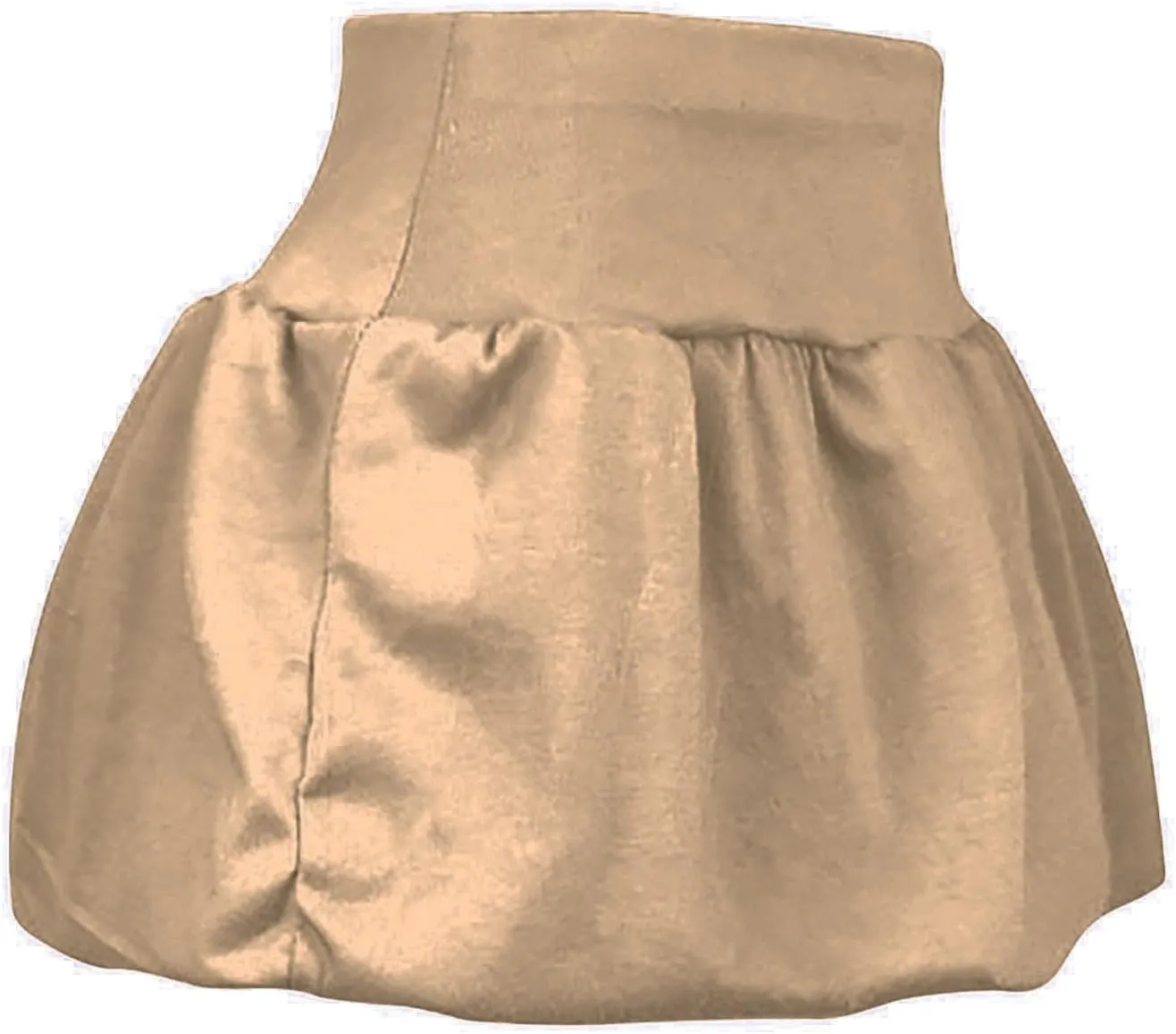 Women's Mini Skirts Solid Color High Waist Skirt Double Layer Bubble Skirt, XS-L