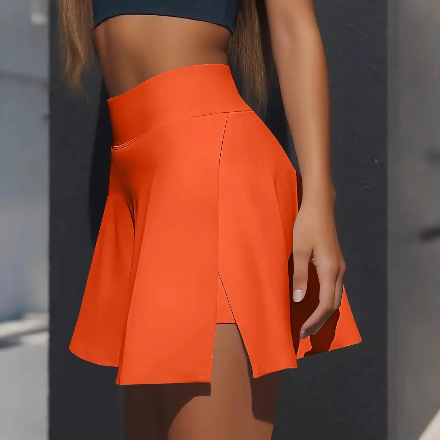 Womens Tennis Skirt Athletic Running Skirts Women's Basic Yoga Skirt Pants Pleated Mini Skirt High Waisted Golf Skort