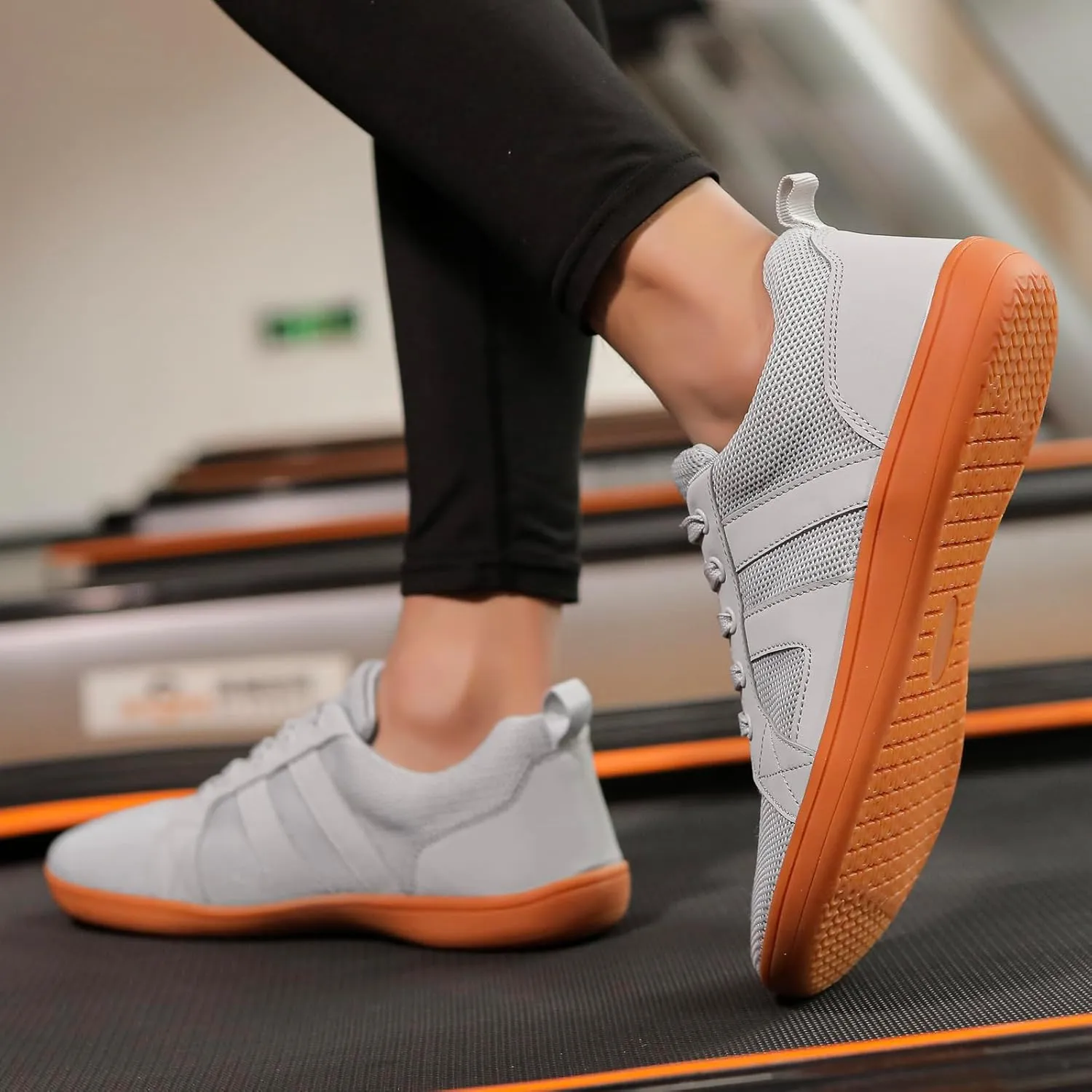 Womens Walking Sneakers Breathable Slip On Tennis Shoes Men's Wide Minimalist Barefoot Sneakers Comfy Casual Non Slip Flat Shoes