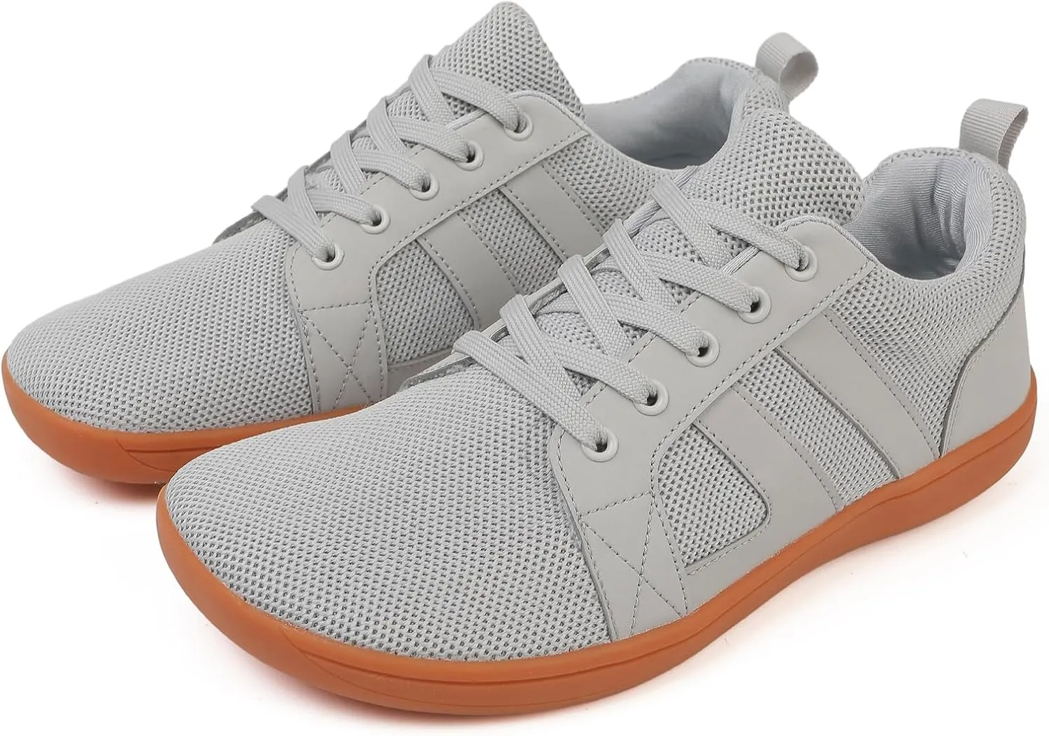 Womens Walking Sneakers Breathable Slip On Tennis Shoes Men's Wide Minimalist Barefoot Sneakers Comfy Casual Non Slip Flat Shoes