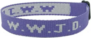 WWJD Bracelets Religious Colored Bracelets Would Jesus Do Bracelets Suitable for Adults Sewn What Would Jesus Do Bracelet Jewelry