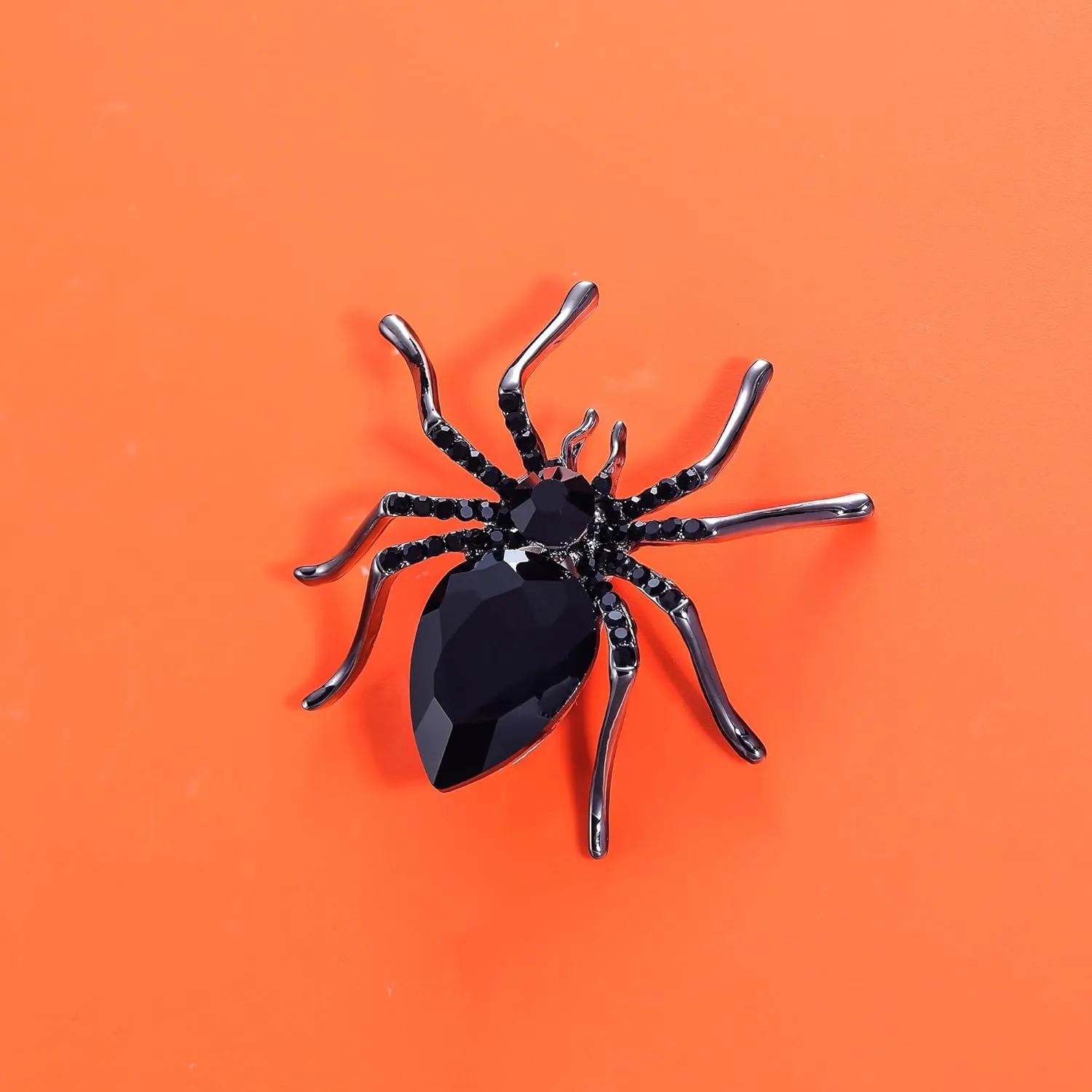YOQUCOL Halloween Spider Shape Brooch Pins for Women Girls Gift