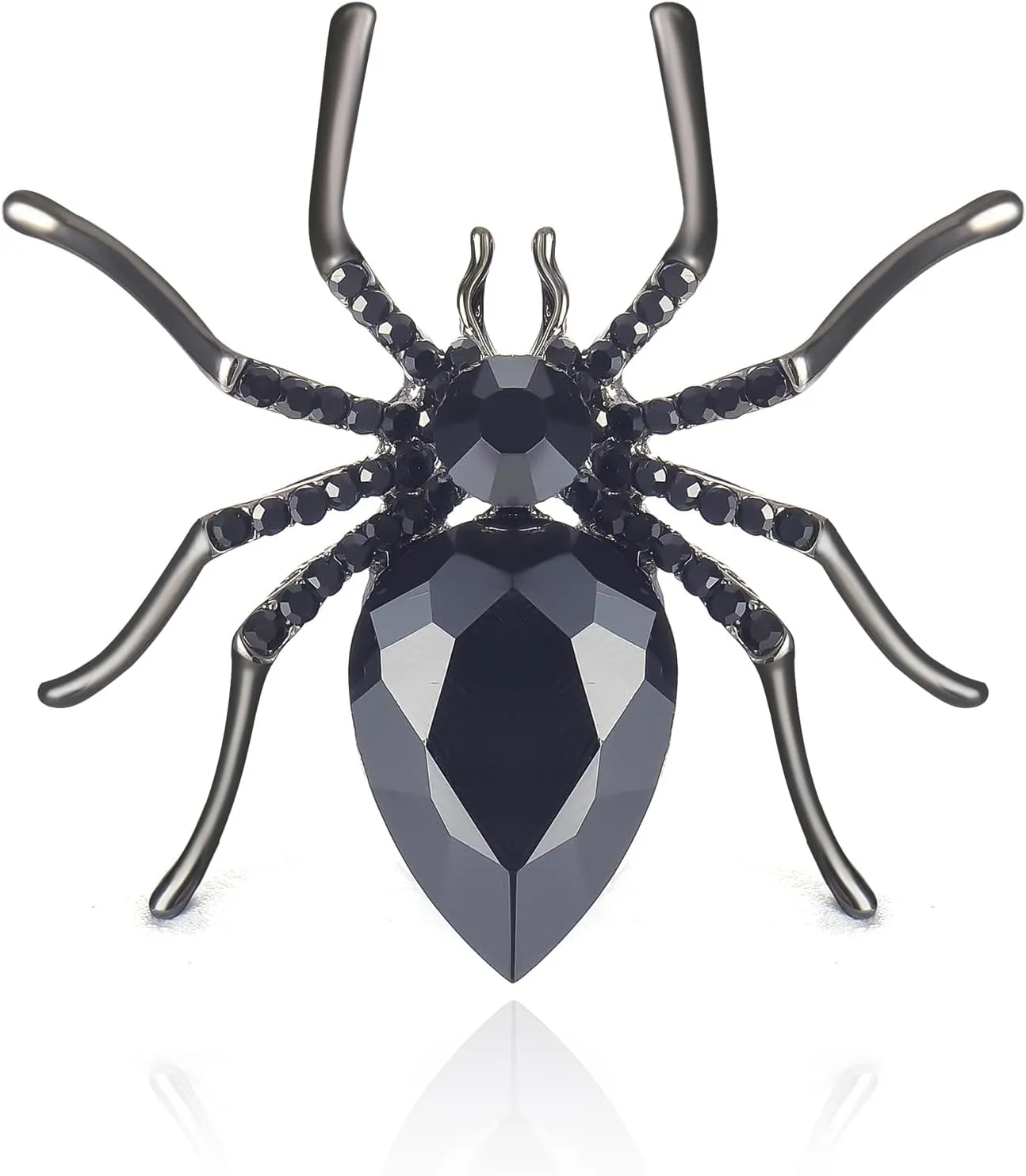 YOQUCOL Halloween Spider Shape Brooch Pins for Women Girls Gift